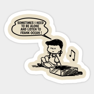 Frank Ocean // Need To Listen Sticker